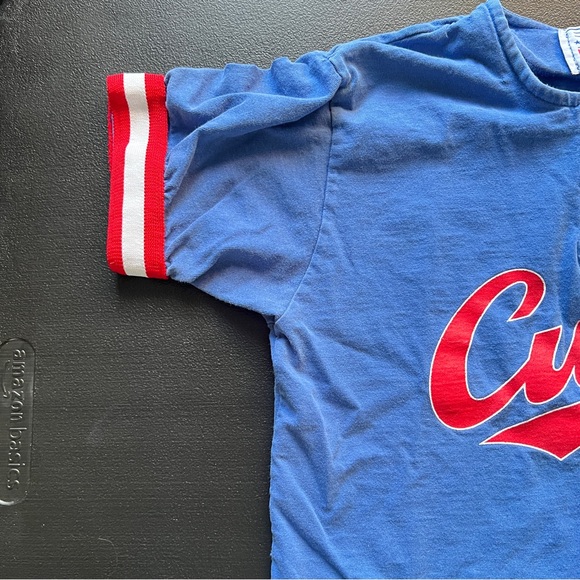 Vintage Y2K Starter Chicago Cubs Kids Jersey T Shirt MLB Baseball Tee - Picture 4 of 11